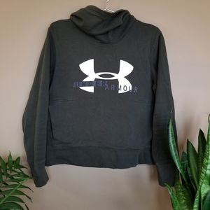 Cropped Under Armour Cowled Hoodie Small